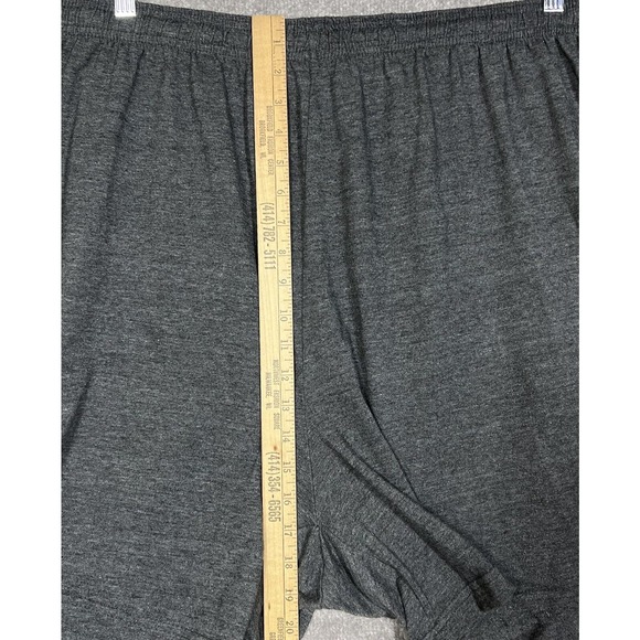 King Size Elastic Waist Pull On Shorts Mens Size 4XL BIG Gray Pockets - Picture 5 of 6